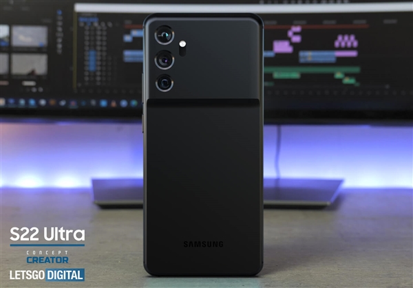 神似小米11 Ultra！三星Galaxy S22 Ultra渲染图曝光：相机巨大