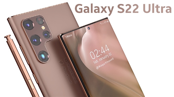 首批骁龙898旗舰！三星Galaxy S22最新渲染图曝光：Note味十足
