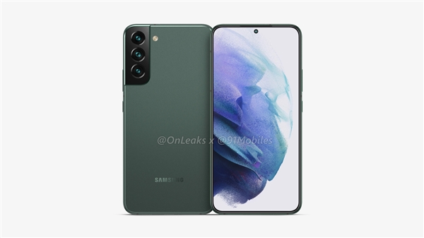 首批骁龙898旗舰！三星Galaxy S22最新渲染图：业内首次四边等宽