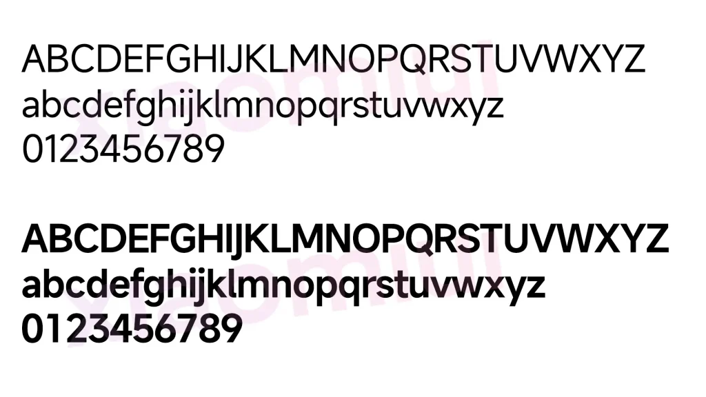 Mi Sans 和 Mi Prototype 210317