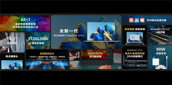 华为发布MateBook X Pro 2022笔记本：3.1K原色屏、首发支持超级终端