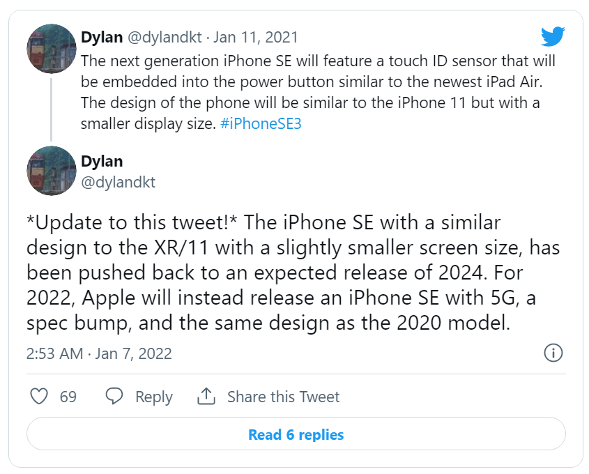 2022款苹果iPhone SE