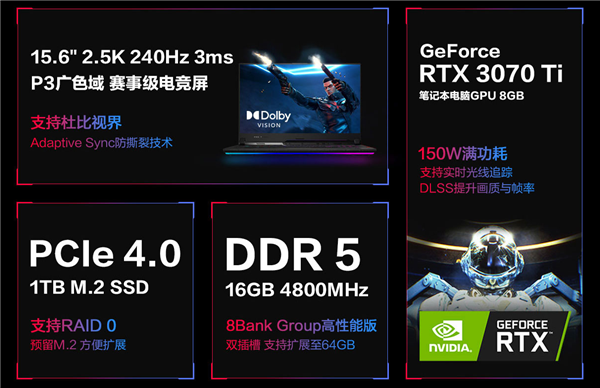 华硕ROG枪神6游戏本上架：12代i9+RTX 3070Ti