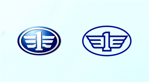 爷青回！一汽发布全新企业LOGO：形似新飞冰箱标识