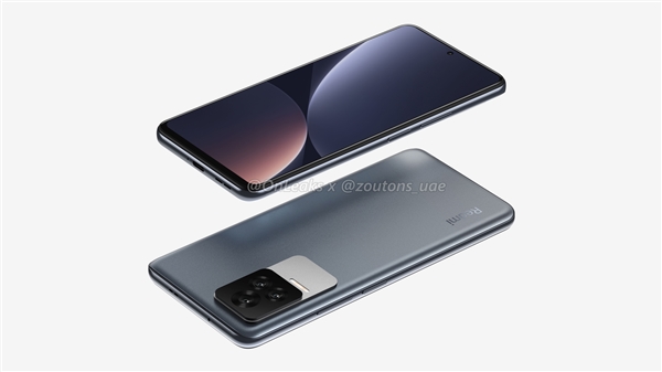 下月登场!Redmi K50 Pro渲染图曝光:居中打孔+阶梯三摄