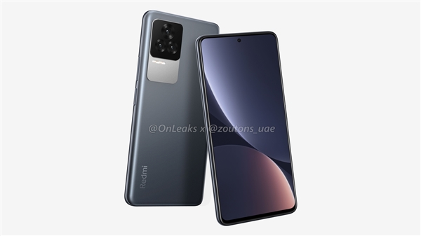 下月登场!Redmi K50 Pro渲染图曝光:居中打孔+阶梯三摄