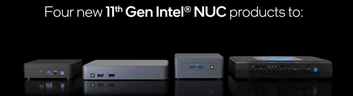 英特尔发布 NUC11 系列迷你主机：最高配备 i7 1185G7 四核 CPU