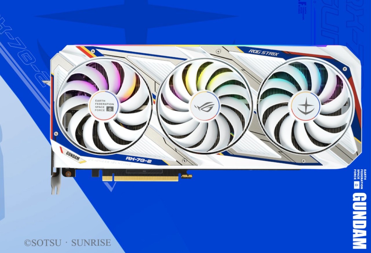 华硕发布 ROG RTX 3080 高达版显卡，售价约合 7841 元人民币