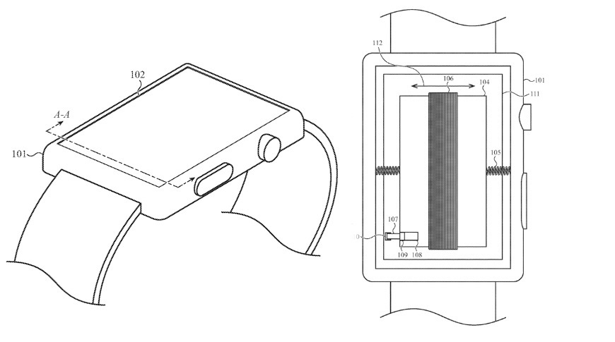 苹果 Apple Watch 新专利曝光：可通过电池震动来提供触觉反馈