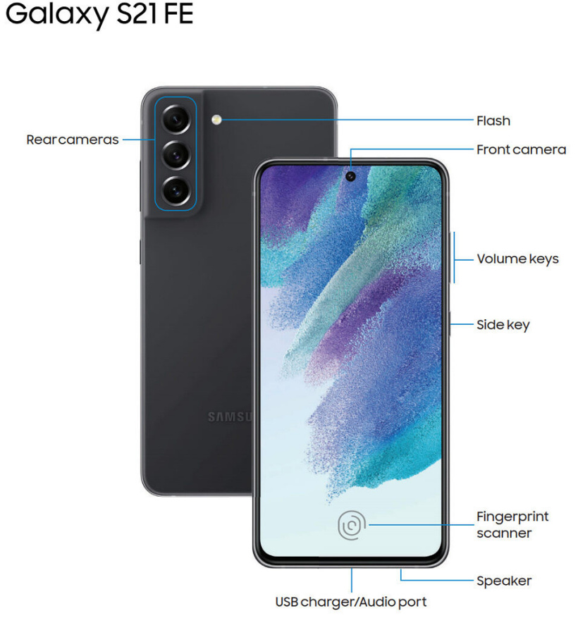 三星 Galaxy S21 FE 用户手册曝光：超声波屏下指纹识别，没有充电器