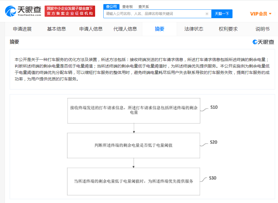 小米打车新专利：可优先分配低电量用户