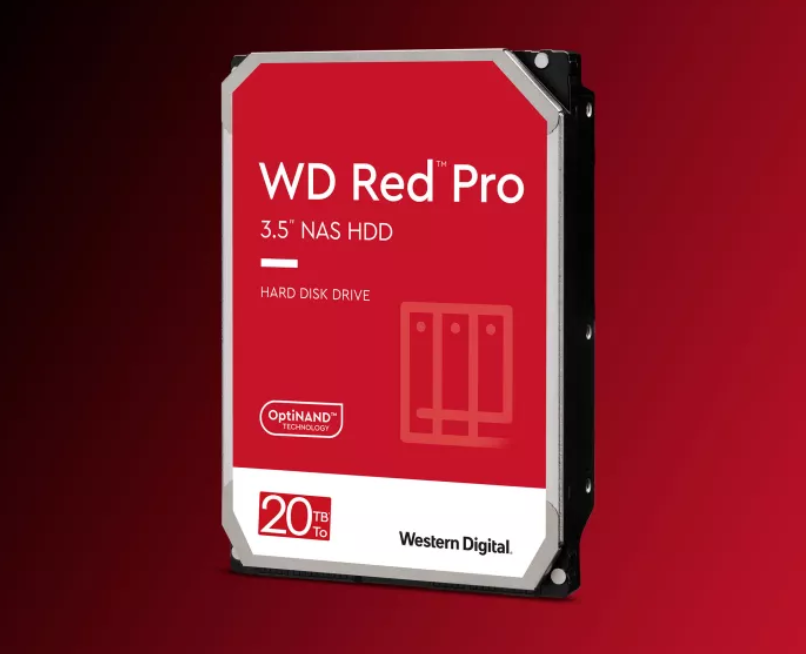 西部数据推出 Red Pro 20TB 机械硬盘，售价 500 美元